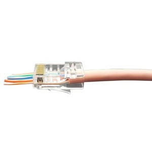 Разъем легкой оконцовки RJ-45 Hyperline PLEZ-8P8C-U-C6 (1шт)