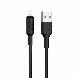 USB Ligntning кабель hoco 6957531080107 X25, черный 1.0m