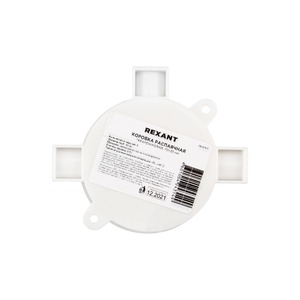 Коробка распаячная Rexant 28-3065 трехрожковая ОУ, 70x35, IP20