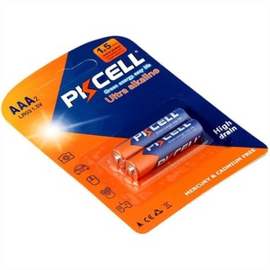 Батарейка PKCELL LR03-2B тип - AAА 2 шт в блистере