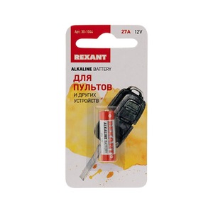 Батарейка Rexant 30-1044 27 A 12 V (1 штука)