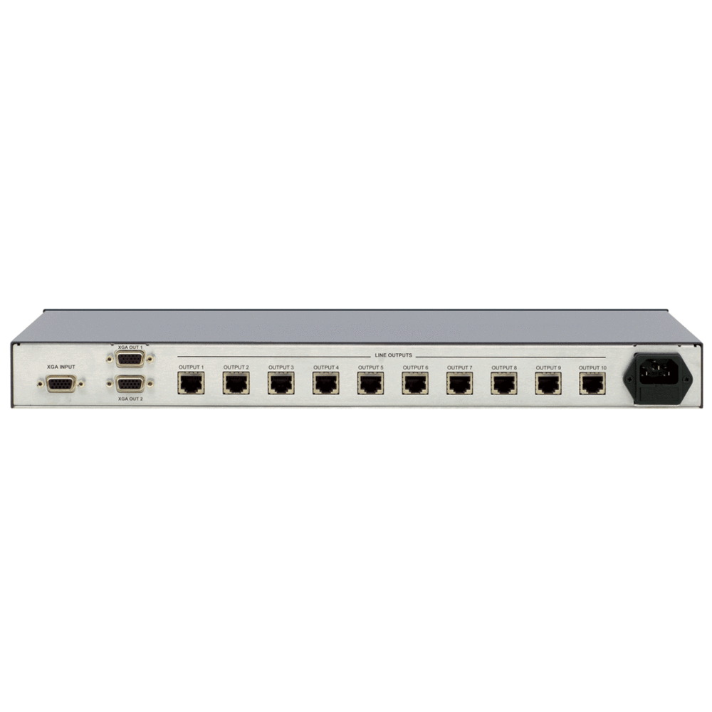 Передача по витой паре KVM (VGA, USB, PS/2, RS-232 и аудио) Kramer TP-210