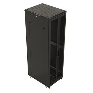 Шкаф напольный 19-дюймовый Hyperline TTB-1866-DD-RAL9004