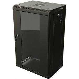 Шкаф настенный 10 Hyperline TDB-9U-GP-RAL9004