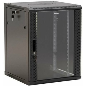 Шкаф настенный 19-дюймовый Hyperline TWB-1566-GP-RAL9004