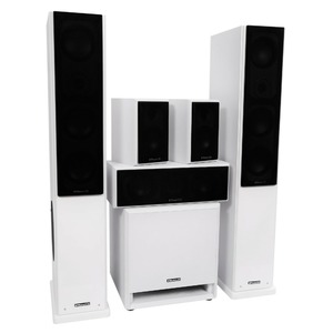 Комплект акустических систем MT Power 89509028 Elegance-2 Set-5.1 White (Black grills)