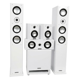 Комплект акустических систем MT Power 89509028 Elegance-2 Set-5.1 White (Black grills)