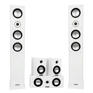 Комплект акустических систем MT Power 89509032 Elegance-2 Set-5.0 White (Black grills)