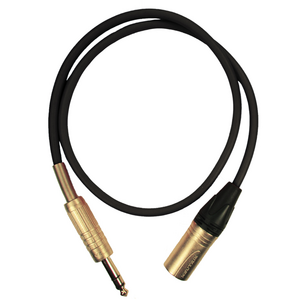 Кабель аудио 1xJack - 1xJack GS-PRO JackStereo-JackStereo black 5.0m