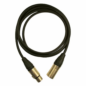 Кабель аудио 1xXLR - 1xXLR GS-PRO XLR3F-XLR3M black 40.0m