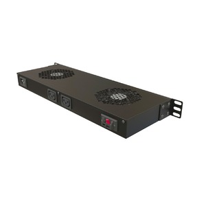 Панель вентиляторная для рэковых шкафов Hyperline TRFA-WB-MICR-2F-RAL9004