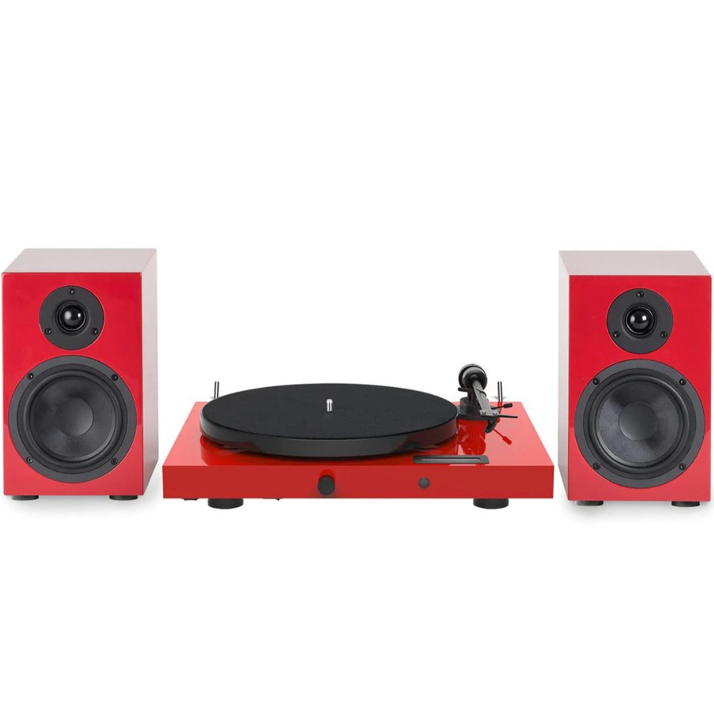 Проигрыватель винила Pro-Ject Set Jukebox E1 + Speaker Box 5 Red/Red