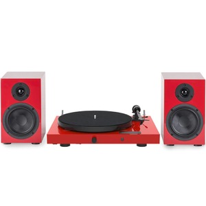 Проигрыватель винила Pro-Ject Set Jukebox E1 + Speaker Box 5 Red/Red