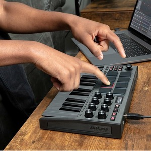 Миди клавиатура Akai Pro MPK MINI MK3 Grey