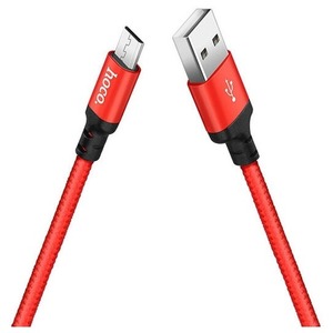 Micro USB кабель hoco 6957531062912 X14, красный 2.0m