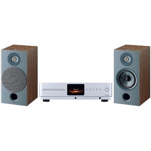 Комплект стерео системы - Audiolab Omnia Silver + Focal Chora 806 Dark Wood