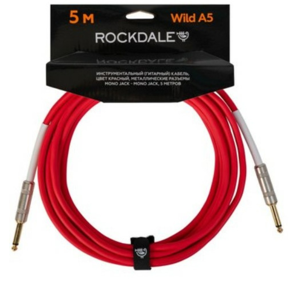 Кабель аудио 1xJack - 1xJack Rockdale Wild A5 5.0m