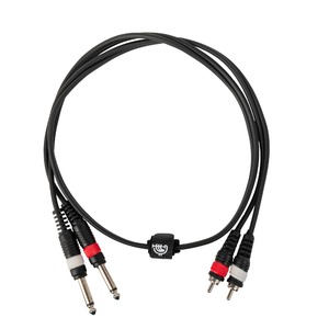 Кабель аудио 2xJack - 2xRCA Rockdale DC005-1M 1.0m