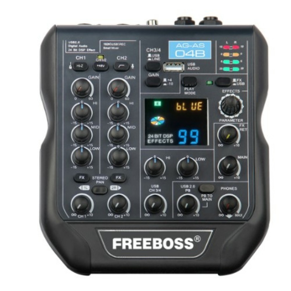 Аналоговый микшер FREEBOSS AG-AS04B