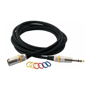 Кабель аудио 1xJack - 1xXLR Rockcable RCL 30383 D7 M BA 3.0m