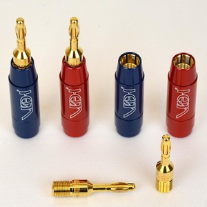 Разъем Банана Van Den Hul BERRI Banana Gold Plated Bus 6.5mm Red