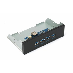 Хаб USB Gembird FP5.25-USB3-4A