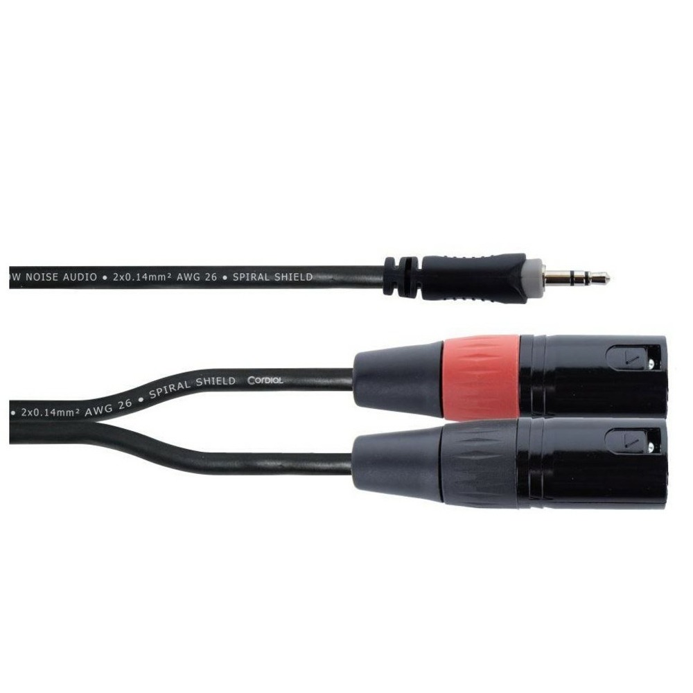 Кабель аудио 1xMini Jack - 2xXLR Cordial EY 3 WMM 3.0m