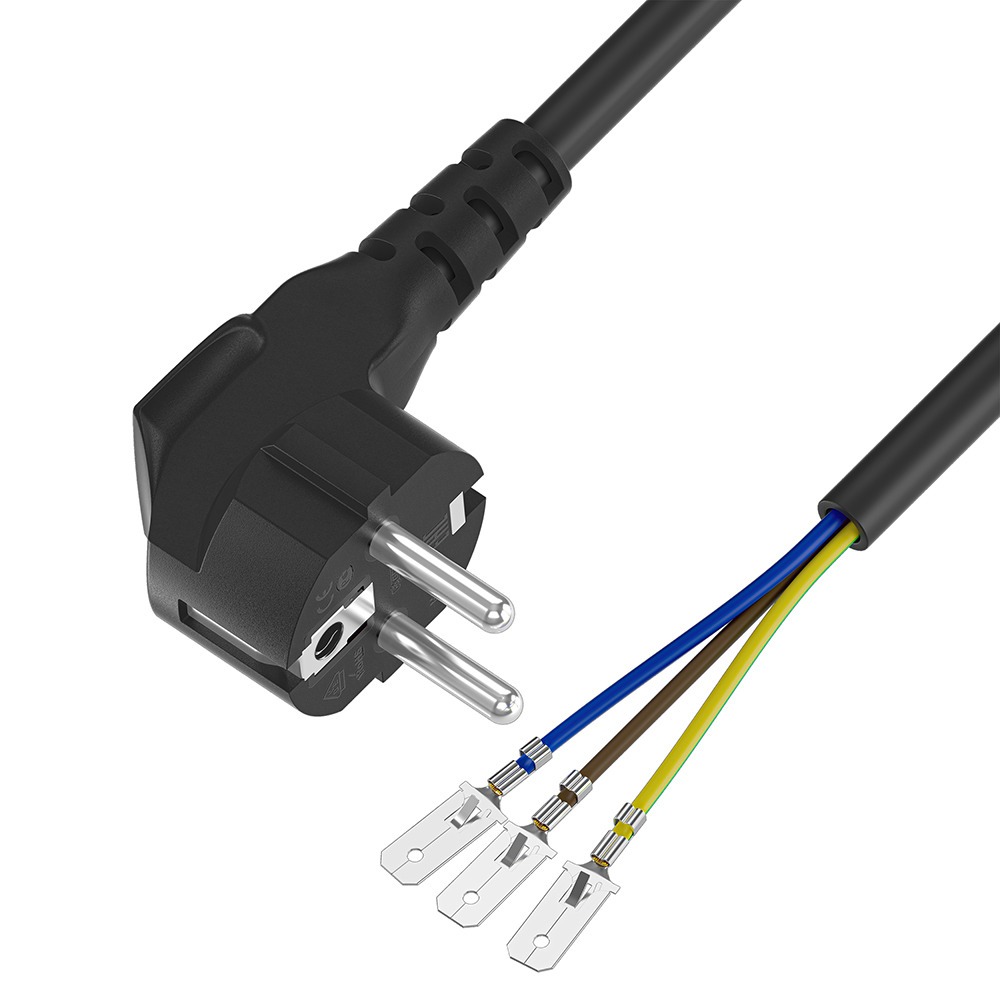 Кабель силовой Schuko - Pin Greenconnect GCR-55231 1.0m