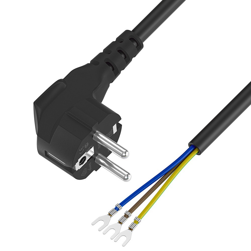 Кабель силовой Schuko - Pin Greenconnect GCR-55233 0.5m