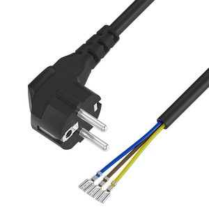 Кабель силовой Schuko - Pin Greenconnect GCR-55236 0.5m