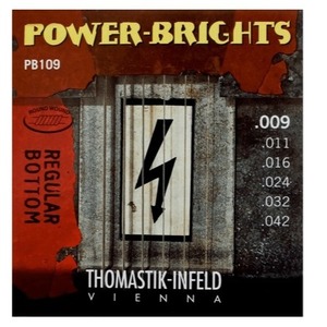 Струны для электрогитары Thomastik Power Brights PB109T