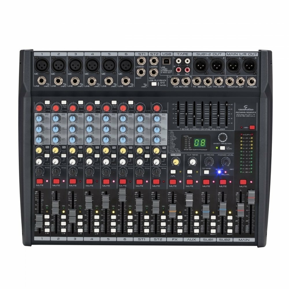 Аналоговый микшер Soundsation Alchemix-602UFX