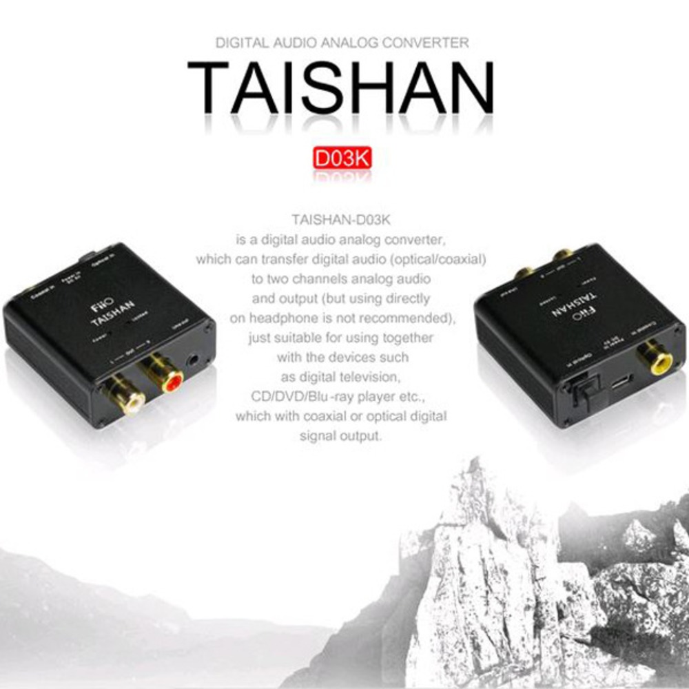 ЦАП портативный FiiO TAISHAN-D03K Black