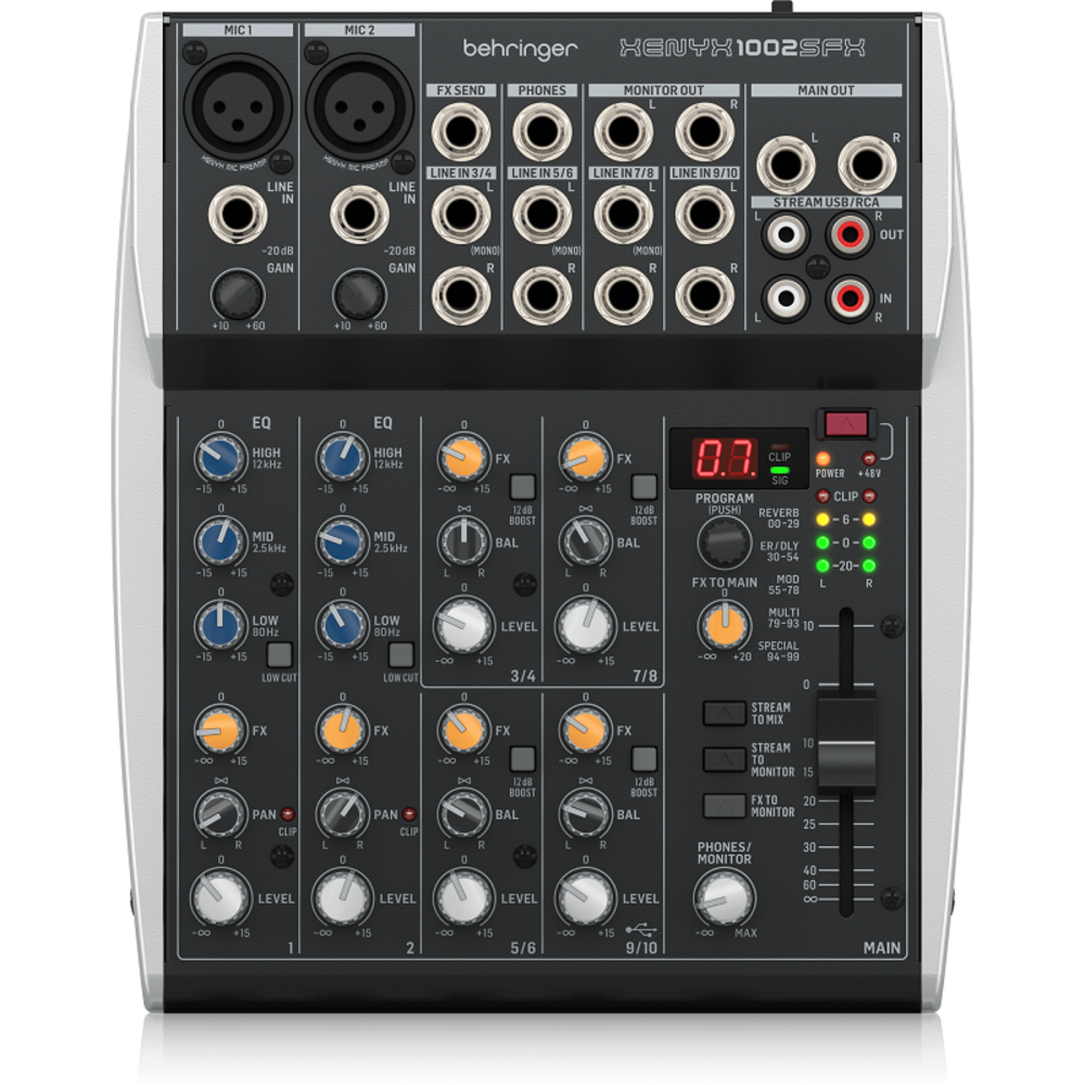 Аналоговый микшер Behringer XENYX 1002SFX