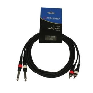 Кабель аудио 2xJack - 2xRCA American DJ AC-2R-2J6M/1.5