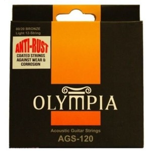 Струны для акустической гитары Olympia AGS120