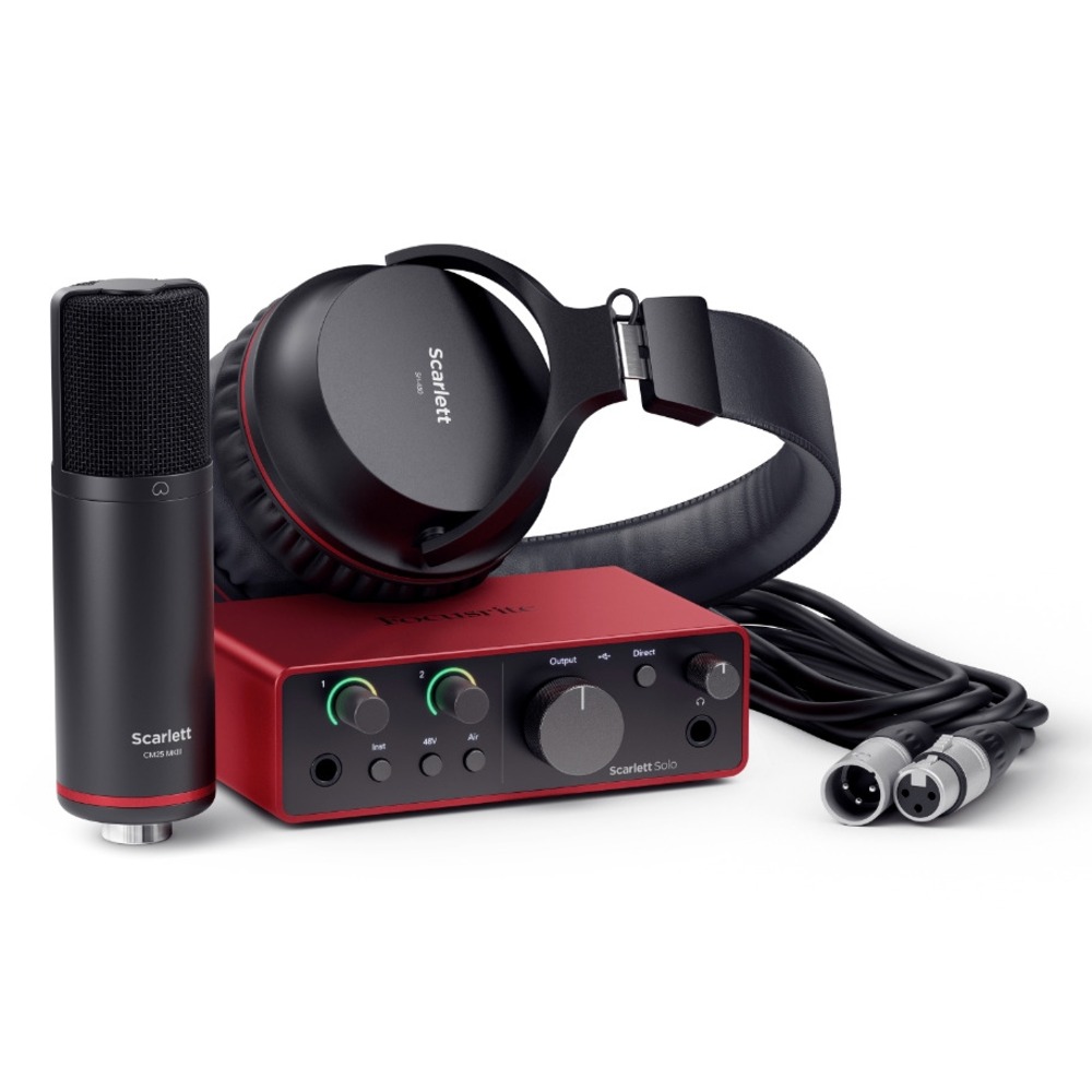 Комплект оборудования для звукозаписи FOCUSRITE Scarlett Solo Studio 4th Gen