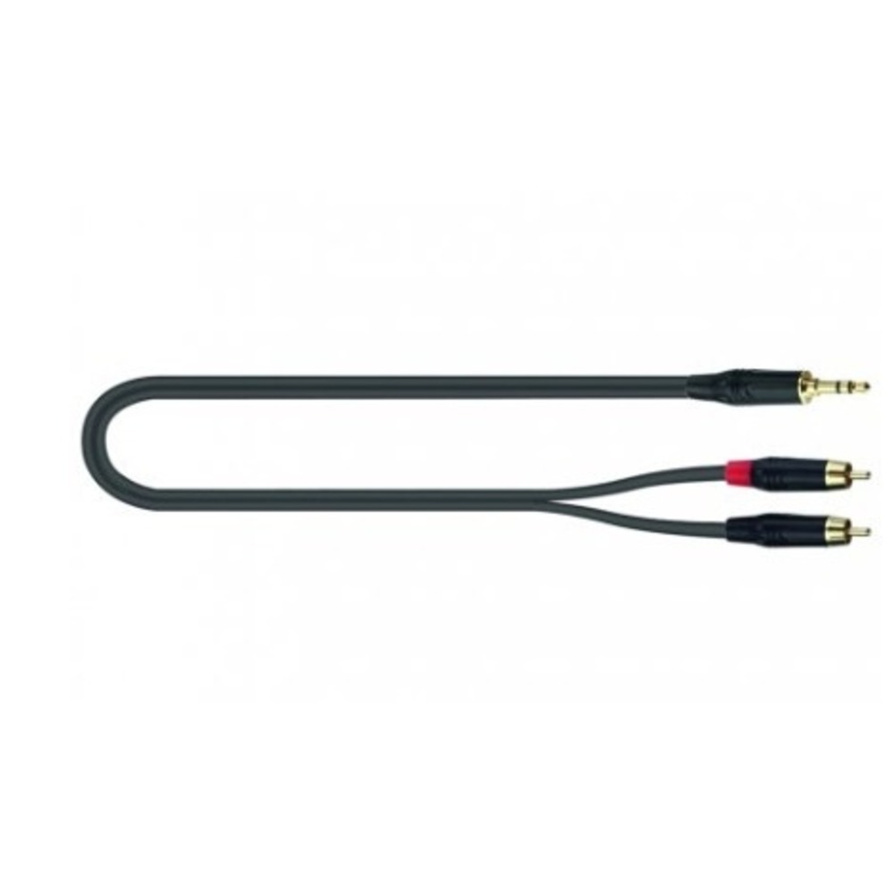 Кабель аудио 1xMini Jack - 2xRCA QUIK LOK JUST J352RCA 3 3.0m