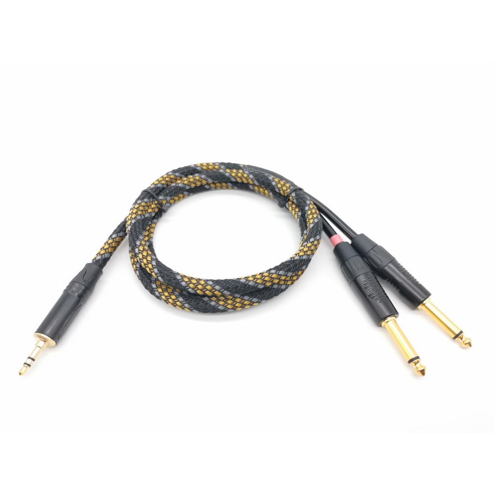 Кабель аудио 1xMini Jack - 2xJack ZZcable G46-3,5-2J-0125-Z 1.25m