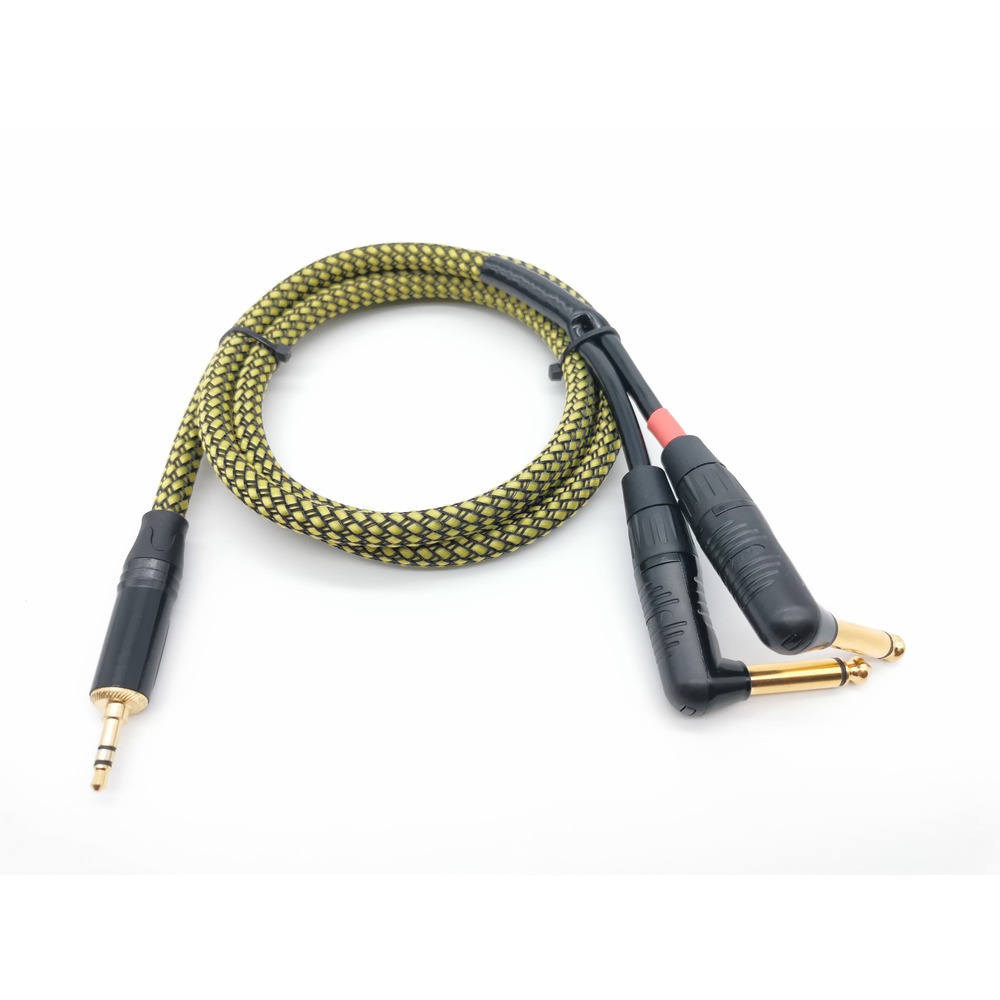 Кабель аудио 1xMini Jack - 2xJack ZZcable G47-3,5-2JR-0125-Z 1.25m