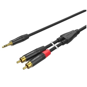 Кабель аудио 1xMini Jack - 2xRCA Roxtone PACC150/2 2.0m