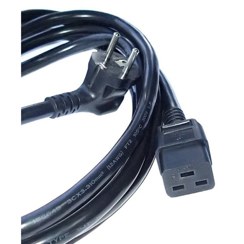 Кабель силовой Schuko - IEC C19 Powergrip Power Cord EUR 16Amp - 3.0М