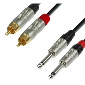 Кабель аудио 2xJack - 2xRCA Adam Hall K4TPC0600  6.0m