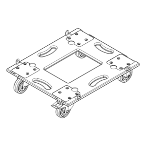 Аксессуар для концертного оборудования Next Individual Dolly for LAs15/A (up to 2)