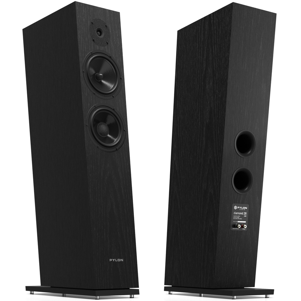 Напольная акустика Pylon Audio Diamond 28 mk II Natural Veneer Oak, Lacquer Black