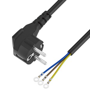 Кабель силовой Schuko - Pin Greenconnect GCR-55503 0.5m