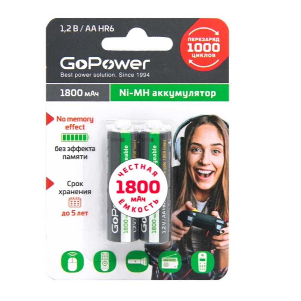 Аккумулятор GoPower 00-00015317