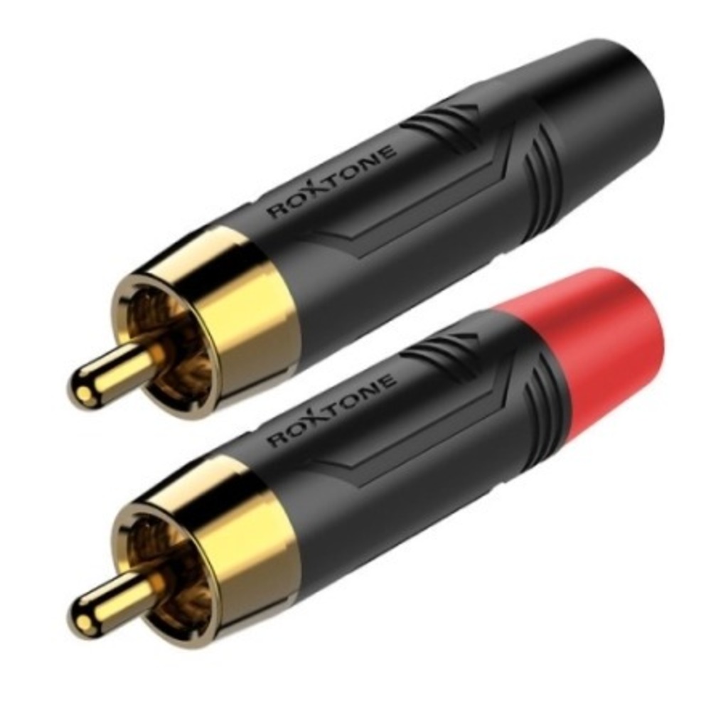 Разъем RCA (Комплект) Roxtone RF2CS-BG set