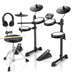 Электронная ударная установка Donner DED-80 Electric Drum Set 4 Drums 3 Cymbals