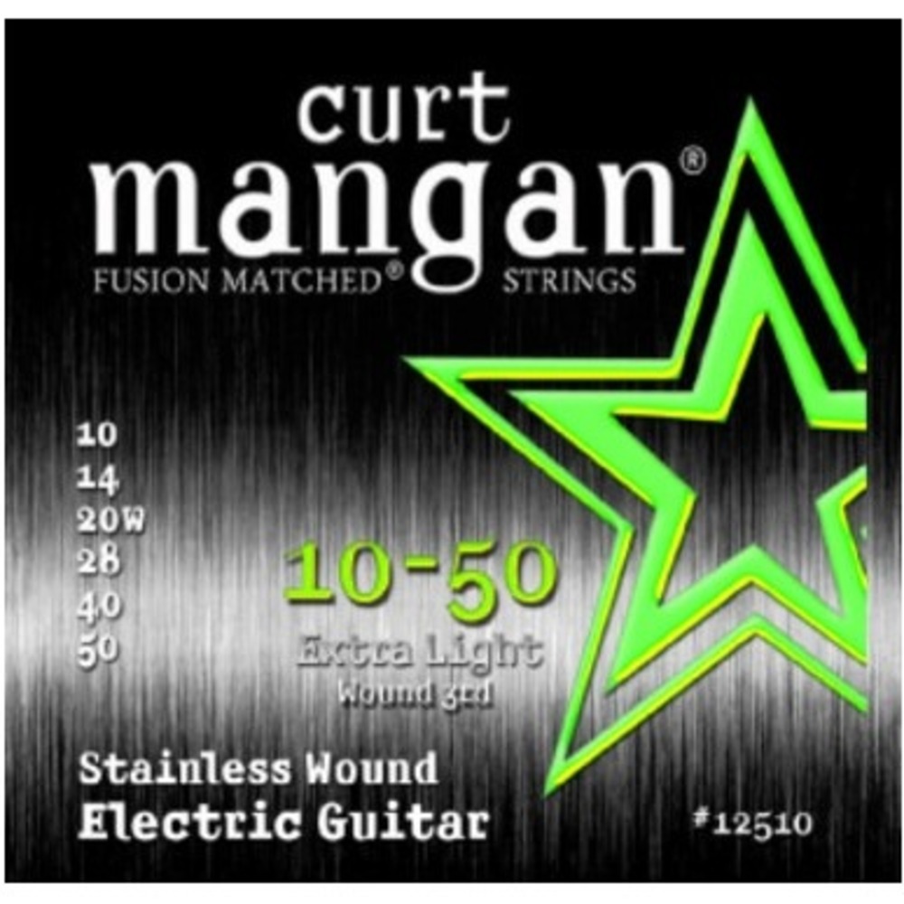 Струны для электрогитары CURT MANGAN Electric Stainless Steel 10-50